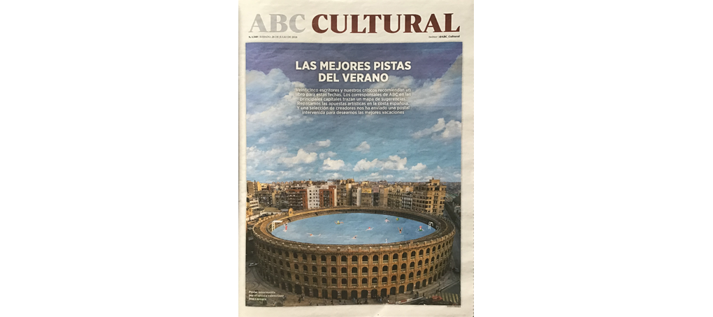 abc cultural a veces llegan cartas plaza de toros piscina jose camara postal pintura